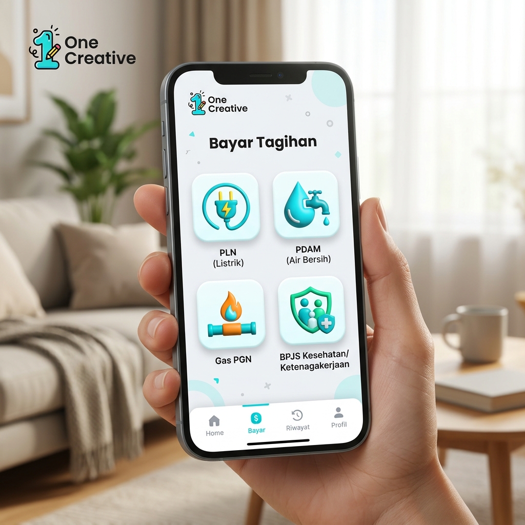 Bayar Tagihan Bulanan - Layanan Digital & Percetakan Terbaik di Kota Bau-Bau