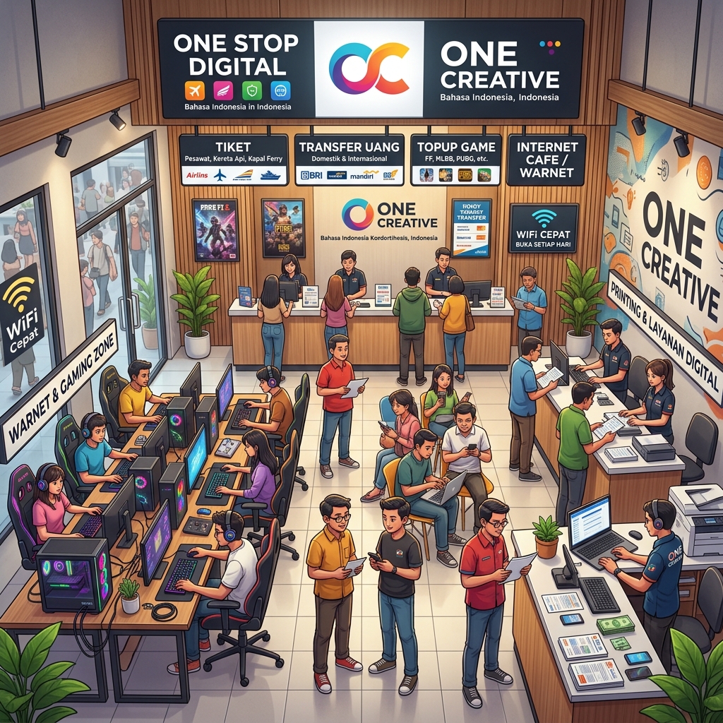 One Stop Digital Bau-Bau - Layanan Digital & Percetakan Terbaik di Kota Bau-Bau